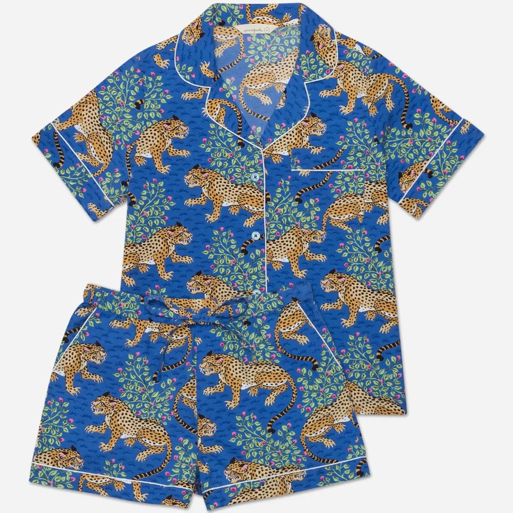 PRINT FRESH BLUE BAGHEERA SHORT SET!